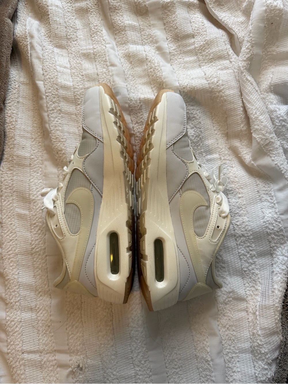 Nike Women’s Off-White & Light Gray Air Max Sneakers